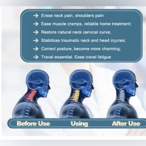 Inflatable Neck Brace &
Cervical Traction Device for Neck Pain Relief.  … - Picture 4 of 6
